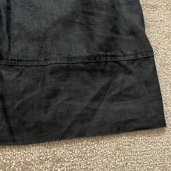 Quince Black Linen Sleeveless Shift Dress Size L - Picture 6 of 8
